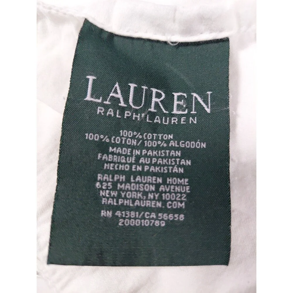 Lauren by Ralph Lauren Soft 100% Cotton 1 Flat Sheet Only - 94x102